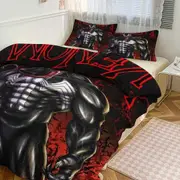 Bed Sheets g722 Venom Print Bedding Set Pattern Duvet Cove Set 3 Pieces 1 Quilt Cover And 2 Pillowcases for Women Men Teens tq722 Bed Sheets