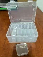 GRBEEVIITEK Premium Craft Organizers and Storage Containers, 15 Pack Small Bead