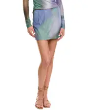 Rare London Mesh Blur Mini Skirt