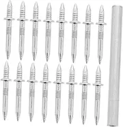 KITANDOVE 101pcs Double Headed Invisible Nails Traceless Nails for Skirting Line No Mark Removal Hardware