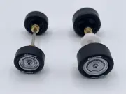 Carrera Axle Assembly w/ Wheels & Tires Lancia Beta Montecarlo Silver 1/32 F
