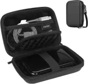 External Hard Drive Case for WD Seagate Samsung T9 1TB 2TB 3TB 4TB 2.5 In Black
