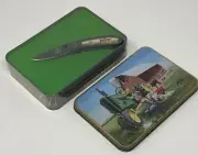 Smith & Wesson ~ JOHN DEERE - Pocket Knife Collectible Tin ~ ZOLAN ARTS