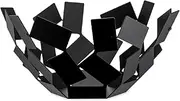 Alessi MT02 B La Stanza Dello Scirocco Fruit Holder, 18/10 Stainless Steel, Black 27.3 x 12.7 x 27.3 cm