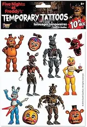 Rubie's Forum Five Nights at Freddy's Temporary Tattoo Sheet