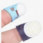 StitchGuard Duo: Soft, Durable Silicone Thimbles for Needlework, Sewing & Embroi