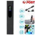 Water Tester Test Pen Digital Quality Monitor Meter Aquarium PH EC TDS SALT TEMP