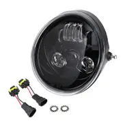 For V Rod VRSCF VRSC VRSCR 2002-2017 60W Vrod LED Front Headlight HI/Low Beam Motorcycle Headlamp Black