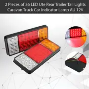 2 x 36 LED Ute Rear Trailer Tail Lights Caravan Truck Car Indicator Lamp AU 12V