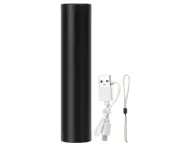 USB Flashlight Waterproof Portable Aluminum Alloy Electric Torch for Night Cycling