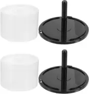 Pack of 4 CD Storage Containers Pouring Clear DVD Holder CD Storage Rack Dvd Sto