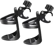 TOGEVAL Multi-Purpose Wheelchair Accessories 2pcs Universal Cup Holder for Stroller Walker