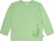 [loud + proud] Unisex Children's Derby Rib with Print, Made of Organic Cotton, GOTS Certified Long-Sleeved Shirt