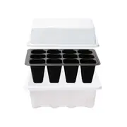 10 Set 12 Hole Plant Seed Grow Box Propagation Nursery Seedling Starter Tray