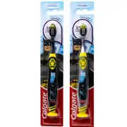 Colgate Batman Toothbrush Pack of 2 for Kids Extra Soft with Suction Cup