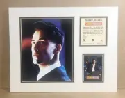 Keanu Reeves (Johnny Mnemonic) 11" x 14" Kelly Russell MATTED Lithograph Print