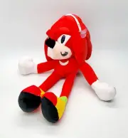 Sonic Hedgehog Knuckles Echidna Plush 10” Toy Doll Anime Red Suction Hang Japan