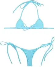 La-pomme(ラ ポーム) La Paume 530046 Women's Bikini Panties, MFS Fabric, String Type, Adjustable, Micro Mini Bikini, Ultra Small, Sexy Pair, Made in Japan
