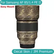 For Samyang AF 85mm F1.4 FE II Decal Skin Vinyl Wrap Film Camera Lens Sticker