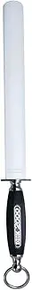 [F.Dick] 2000 Flat Steel Super Finecut Oval Knife Sharpening Steel, 28 cm Blade Length