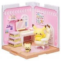 在飛比找Yahoo奇摩購物中心優惠-任選 日本寶可夢娃娃屋 收藏房間 (皮丘+皮卡丘) Poke