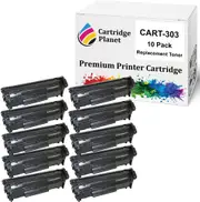 10 Pack Compatible Toner Cartridge for Canon CART-303 CART303 (2,000 Pages) for Canon Laser Shot LBP2900 LBP3000