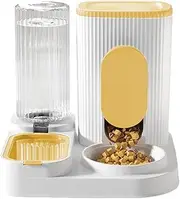 Automatic Dog Feeder | Dog Feeder Waterer Food Dispenser - 2 in 1 Large Capacity Container Waterer Food Bowl, Feeding Station for Kitten Puppy Home Apartment