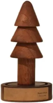 Exquistite Walnut Wood Aromatherapy Diffuser for Home Car, Home Decor, Long-Last
