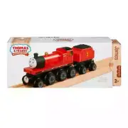 THOMAS & FRIENDS WOODEN RAILWAY - JAMES ENGINE AND COAL-CAR