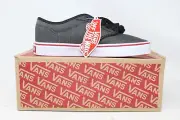 NEW Vans Men's Atwood Textile Black/Chili Skate Shoes Size 6.5 NWB