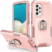 Military Grade Full Body Shockproof Case Compatible With Samsung Galaxy A53/a73/a33 With 360 Ring Kickstand