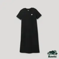 在飛比找momo購物網優惠-【Roots】Roots 女裝- 經典海狸LOGO長版洋裝(