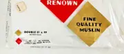 Vintage Cannon Renown Double Flat Bed Sheet Sealed Cotton White New Old Stock