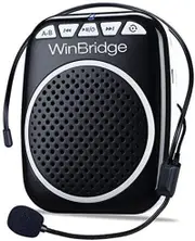 W WINBRIDGE Voice Amplifier Portable Microphone and Speaker Loudspeaker Personal Voice Amplifier Clip on for Teacher, Elderly,Coaches, Training, Presentation, Tour Guide