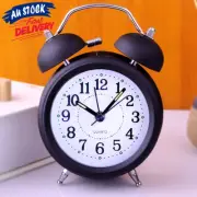 Analogue Alarm Clock Retro Desk Bedside Loud Clocks Vintage Battery Twin Bell