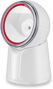 [HIKOAN] Wired Scanning Platform One-dimensional Barcode/QR Code Scanner for Supermarket Restaurant Retail Store Warehouse White