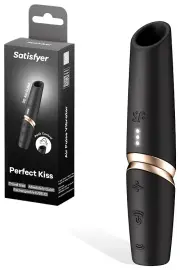Satisfyer Perfect Kiss 4.7" Air Pulse Clitoral Stimulator