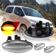 2x Dynamic LED Side Indicator For Peugeot 107 206 Citroen C1 C2 C3 Toyota Aygo