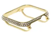 Custom 24k Gold Case For Apple Watch 38mm Series 1 2 3 Diamond Rhinestones