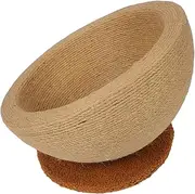 Cat Scratcher Bed, 2 in 1 Sisal Cat Scratching Board Cat Bed, Cat Scratcher for Indoor Cats, Sturdy Cat Bed Scratcher for Small and Medium Cats for Scratching, Resting, (Tilted