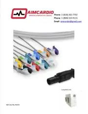 Quinton Q-Stress Patient Cable|New Style PreAmp|Replacement| 6 Mo Warranty