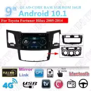For 05-14 Toyota Fortuner Hilux Headunit GPS Navi FM Player 9" Android10.1 1+16G