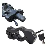 Motorcycle Bicycle Handlebar Anti-Theft Lock Grip Security Accessory