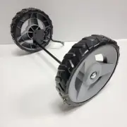 NEW - OEM WORX NITRO REAR AXEL WITH WHEELS - From Lawn Mower Model Number WG751