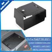 Console Password Lock Safe Box Insert Armrest Storage Fit For Ford F150 2021 22+
