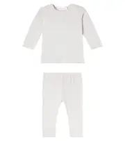 [Bonpoint] Bonpoint Baby Timi cotton T-shirt and pants set M 12 grey