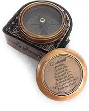 Gift for Godchild Compass | Godson Goddaughter - I Promise to Love You Baptism Gifts Christian Communion Confirmation Christmas Birthday Gifts for Boys Girls Kids