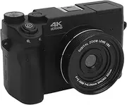 4K Digital Camera for Photography, 72MP UHD WiFi Autofocus Vlogging Cameras for YouTube with 3" Screen, 18X Digital Zoom & Flash Light, Compact Video Camera Supports 128G Card (Black)