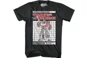 Blaster Instruction Booklet Transformers T-Shirt