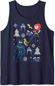 [Marvel] Avengers Black Panther And Black Widow Holiday Tank Top